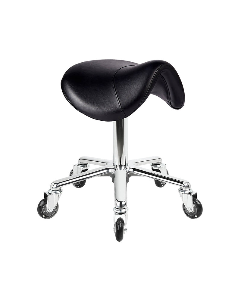 Saddle Black - Must sadultool kroom tähtjalaga